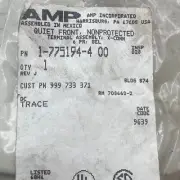 AMP 1-775194-4 NYNEX Terminal Block Quiet Front Nonprotected Terminal Assembly