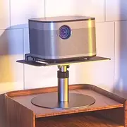 TT-YED Multifunctional Desktop Projector Stand, 360° Rotation, Angle Adjustable Mini Stand, Aluminum Alloy Stand Load-Bearing 10Kg, Portable Bedside Sofa Monitor Stand