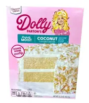 Duncan Hines Dolly Parton's Perfectly Moist Coconut Cake Mix 15.25 oz
