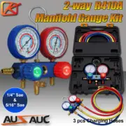 Air Manifold Gauge Tool Set Conditioning Refrigeration R410A R22 Refrigerant