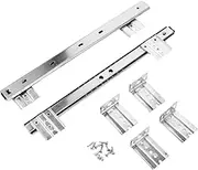 NUOBESTY 1Pair Rail for Keyboard Tray Side Mount Ball Bearing Track for Smooth Sliding Under Desk Create Custom Keyboard Platform Wide Design