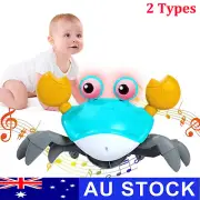 Crawling Crab Baby Toy,Baby Musical Toys for Toddlers 1-3,Tummy Time Baby Toys