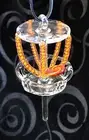 Glass Disc Golf Basket Hangable Pyrex you can customize the colors!