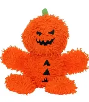 Tuffy Mighty Microfiber Ball Pumpkin Man-Medium