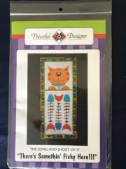 Quilt Pattern~Cat & Fish Bones, There’s Some things Fishy Here, Pieceful Designs