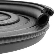 Car Weather Stripping Trim Seal Strip with Side Bulb for Cars, Boats, Trucks, RVs and Home Applications - PVC Bulb Trim with EPDM Rubber Seal (3m/10FT)