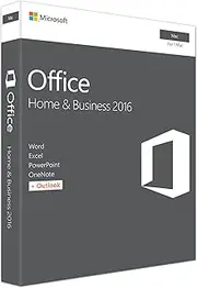 Microsoft Office 2016 Home and Business for Mac, One Time Purchase 1 User