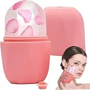 Ice Roller, Reusable Silicone Ice Face, Face Massager Tool to Relieve Puffiness, Reduce Pore, Tight Wrinkles, Hydrate and Analgesiate