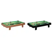 3 Feet Mini Pool Table Billiards Table Black and Green/Brown and Green vidaXL