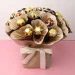 Ferrero & Lindt Hazelnut Chocolate Bouquet - Small - Edible Blooms