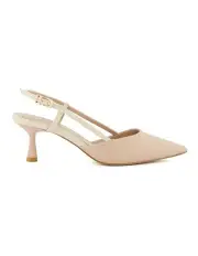 [Dune London] Classify Slingback Heel in Natural