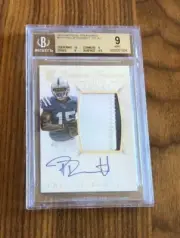 2015 National Treasures~PHILLIP DORSETT RC #111~Rookie Jersey Patch Auto~BGS 9