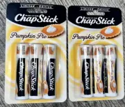 Chapstick Pumpkin Pie Limited Edition Hoilday 0.15 oz Sticks 2 Packs