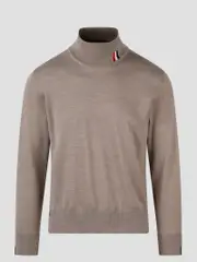 [Thom Browne] Thom Browne-Turtle Neck Marrone-Uomo 2