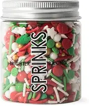 Sprinks Chronicles Sprinkles | 65g | Edible Cake Decorating Sprinkles | Colorful Toppings for All Occasions | Baking Cakes Cupcakes Ice Cream | Holiday Sprinkle Decorations