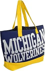 Foco Metallic Print Tote Bag