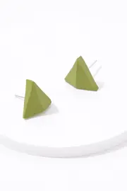 Handmade Triangle Earrings--GRE-HANDTRIANG