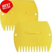Garden Leaf Scoops with Adjustable Handles, Multi-Use for Lawn & Trash Pickup