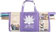 Lotus Trolley Bags -w/ LRG COOLER Bag & Egg/Wine holder! Reusable Grocery Cart Bags sized for AUSTRALIA. Eco-friendly 4-Bag Grocery Tote.100% Qlty GUARANTEE