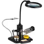 Stahl Tools - HH3 - LED Magnifying Lamp with Helping Hand and Soldering Holder