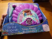 Disney The Little Mermaid Live Sing Along Boombox Real Mic Built-In Music READ