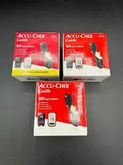 150 Accu-Chek Guide Blood Glucose Test Strips - 3x50ct - 07-2025+