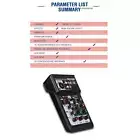 Audio Mixer Reverb Mixing Console for Karaoke Content Creators Sound Card