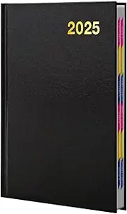2025 Notebook | Business Notebook | Waterproof Calendar 2025 Notebook A5 Small Note Book for School College Note Taking
