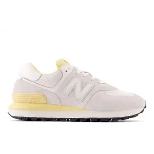 【NEW BALANCE】574 男女段 灰鵝黃 D楦 麂皮 網布 穿搭 復古(U574LGWM ∞)