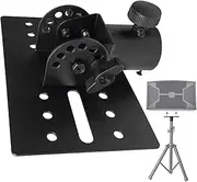 35mm Pole Mounting Speaker Adapter Brackets - Adjustable Speaker Stand Adapter | Rotating DJ Speakers Metal Mount Stand Adapters | Multi-Purpose Support Tool for Special Events and Stage Performances