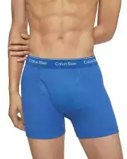 Calvin Klein Cotton Boxer Briefs, 3 Pack, Small,Classic fit