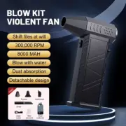 Powerful Mini Turbo Jet Violent Fan 360000Rpm，Highspeed Turbo Violent Fan， Brush
