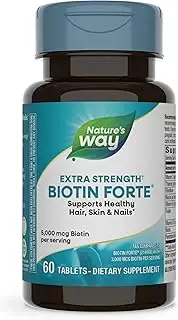 Biotin Forte, 5mg, Tablets, 60 ea