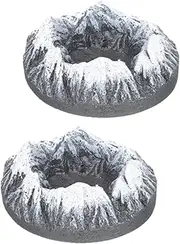 GETAJGHSD 2pcs Nordic Vintage Decorative Ashtray Sculpture Cool Statue Tray for Home Office Calming Design Elegance and Tranquility Any Room