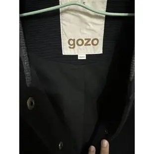 日系 GOZO 黑色外套 大衣