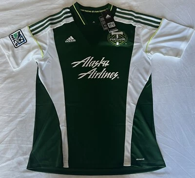 Adidas MLS Youth Climacool Portland Timbers Home Soccer Jersey. Youth Sz: XLarge