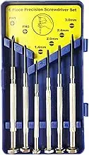 6 PCS Precision Screwdriver Set, Small Screwdriver Kit in case Precision Repair Tool Kit Pocket Size Screwdriver Kit Precision Mini Slotted Screwdriver Set for Jewelers Watchmaker iPhone