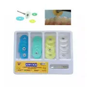Polishing Finishing Shaping Assorted Discs 14mm Mandrel Set Dental 40pcs Contour