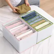 7 Grids Storage Bag Clothes Jeans Pants Drawer Organizer Wardrobe Boxes NEW