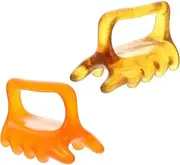 Neck Massager Heat Resin Back Massager Shoulder and Massage Tools Pair Random Color