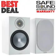MONITOR AUDIO BRONZE 50 BOOKSHELF SPEAKERS (PAIR) WHITE