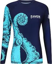 [Raven Fightwear] Women's Kraken Octopus Rash Guard MMA BJJ