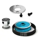 1Kit RC Belt Drive Transmission Gears for Tamiya TT02D Chassis Upgrades 3.17mm
