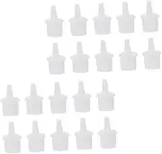 HAKIDZEL 60pcs Eyelash Glue Lash Cluster Glue Bottle Caps Replacement for False Eyelash Glue Nozzle Tips