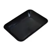 Hollow Black Tray Jewelry Tool for Sorting Pearls Stones Beads 4" x 2-1/2"