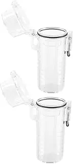 [TOBBOMEY] 2pcs Transparent Lighter Case Cover and Versatile Lighter Storage for Travel Protects and Extends Lifespan Design for Safe Carrying
