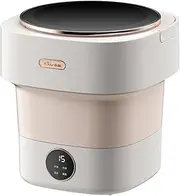 Portable Washing Machine, 2 in 1 Mini Foldable Washing Machine with Spin Dryer Drain Basket, 8.5L Laundry Underwear Machine, for Camping, RV, Travel, Lightweight