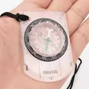 Military Compass Scale Ruler Baseplate Mini Compass for Hiking