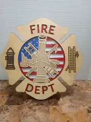 Fire Department Plaque 11 3/4" Diameter