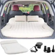 SUV Air Mattress Thickened and Double-Sided Flocking Travel Camping Bed with ...